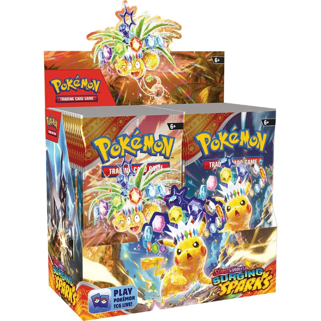 POKÉMON S&V SURGING SPARKS BOOSTER DISPLAY