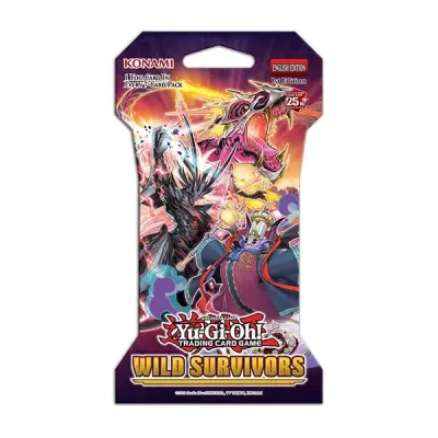 YUGIOH WILD SURVIVORS SLEEVED BOOSTER PACK