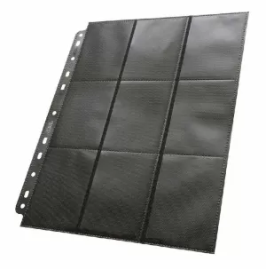 HOJAS PARA ALBUM 18 BOLSILLOS ULTIMATE GUARD BLACK CT10