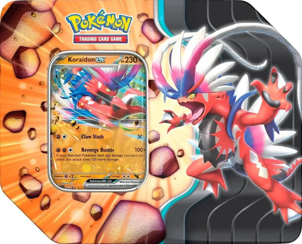 POKÉMON SLASHING LEGENDS TIN KORAIDON EX