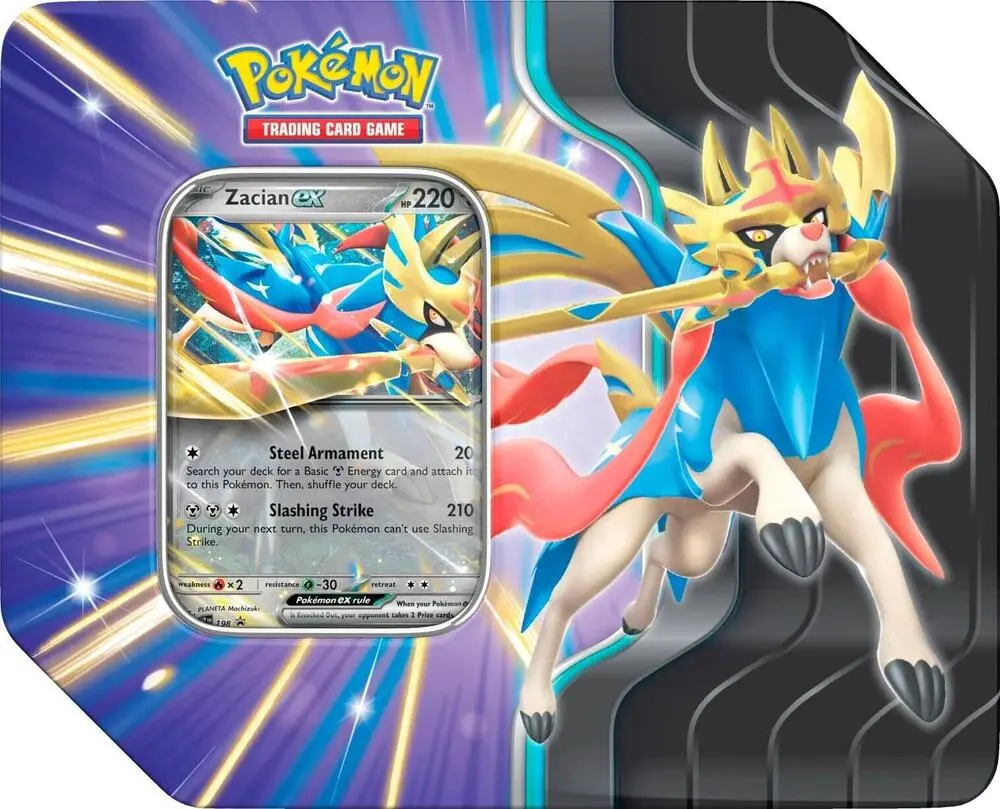 POKÉMON SLASHING LEGENDS TIN ZACIAN EX