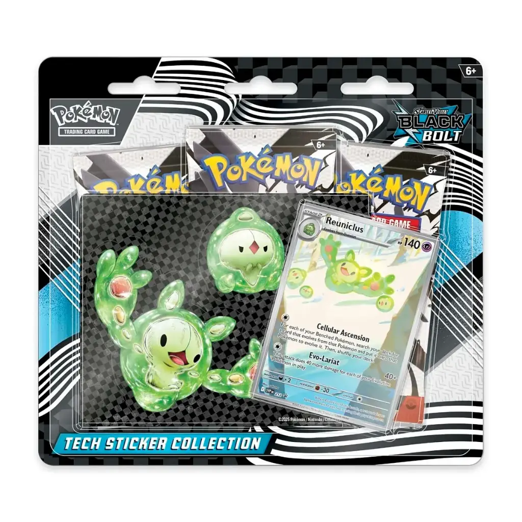 POKÉMON S&V BLACK BOLT TECH STICKER COLLECTION