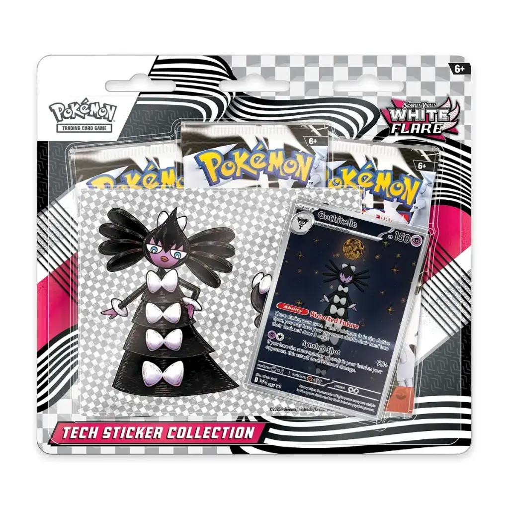 [PKM0117] POKÉMON S&V WHITE FLARE TECH STICKER COLLECTION