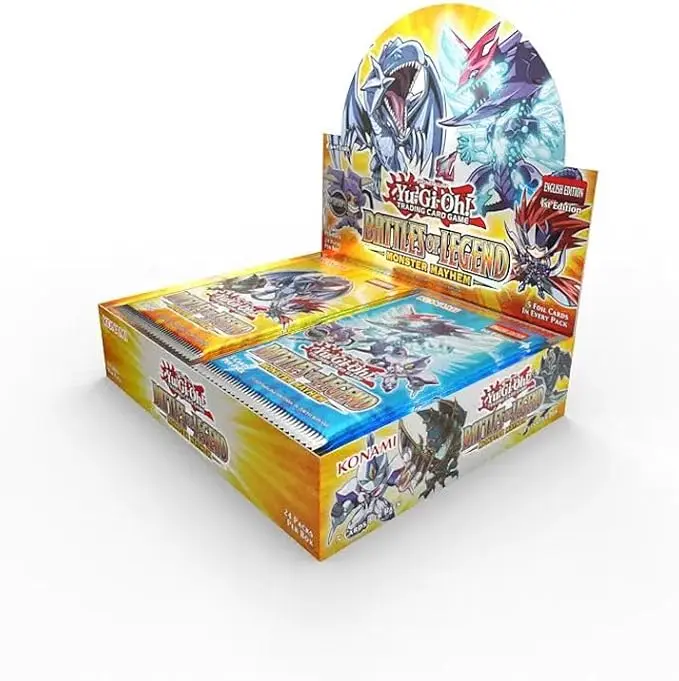 [YGO0028] YUGIOH BATTLES OF LEGEND MONSTER MAYHEM BOOSTER DISPLAY