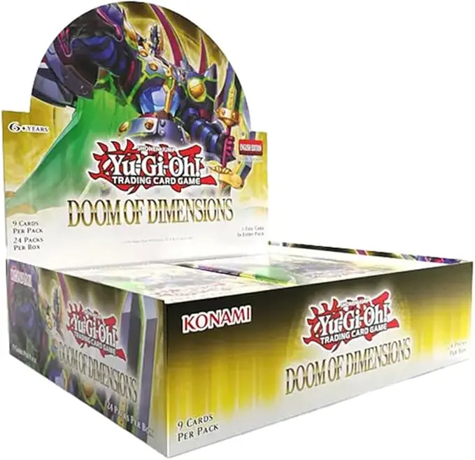 YUGIOH DOOM OF DIMENSION BOOSTER DISPLAY