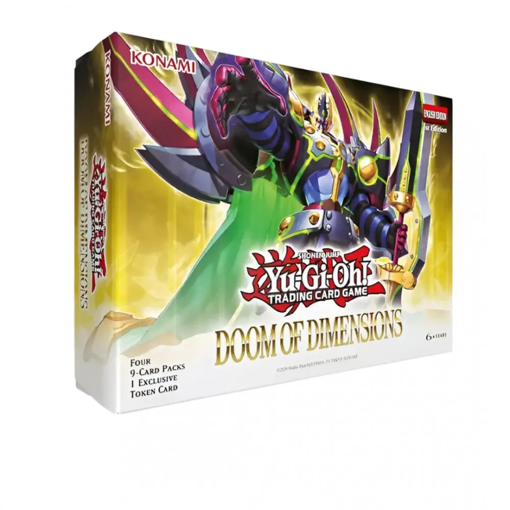 YUGIOH DOOM OF DIMENSION TOKEN BOX