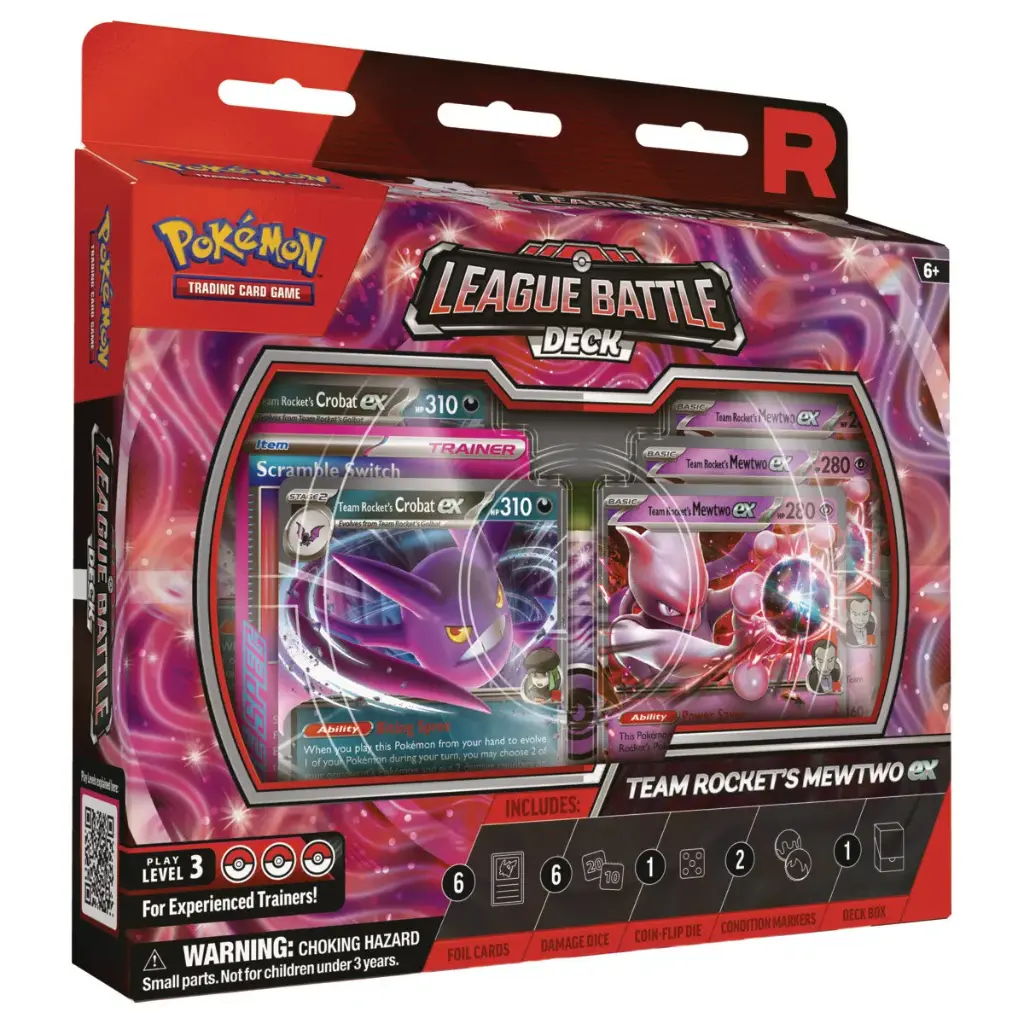 POKÉMON TEAM ROCKET`S MEWTOW EX LEAGUE BATTLE DECK