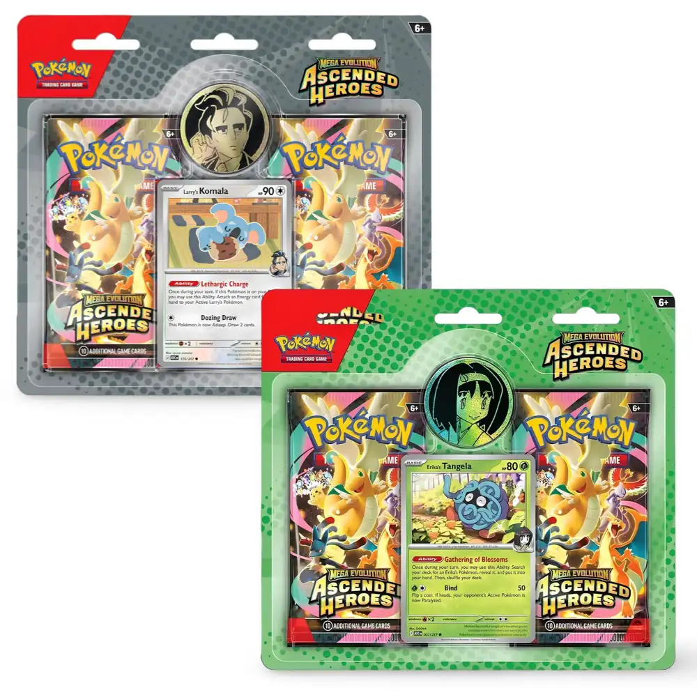 POKÉMON ME ASCENDED HEROES COLLECTION ERIKA/LARRY 