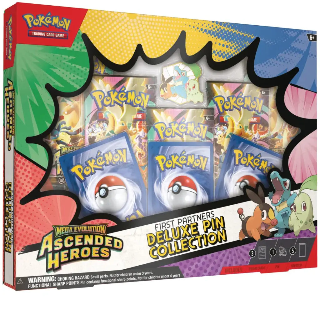 POKÉMON ME ASCENDED HEROES FIRST PARTNERS DELUXE PIN COLLECTION