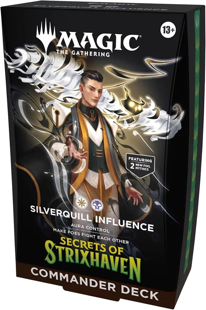 MTG SECRETS OF STRIXHAVEN COMMANDER DECK - SILVERQUILL INFLUENCE