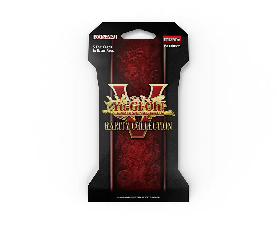 YUGIOH RARITY COLLECTION 5 SLEEVED BOOSTER PACK