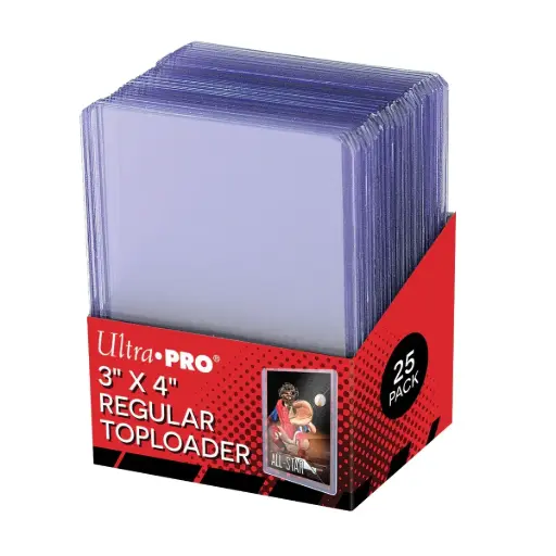 [AFUP0001] TOPLOADER ULTRA PRO REGULAR 3" X 4" 25 CT
