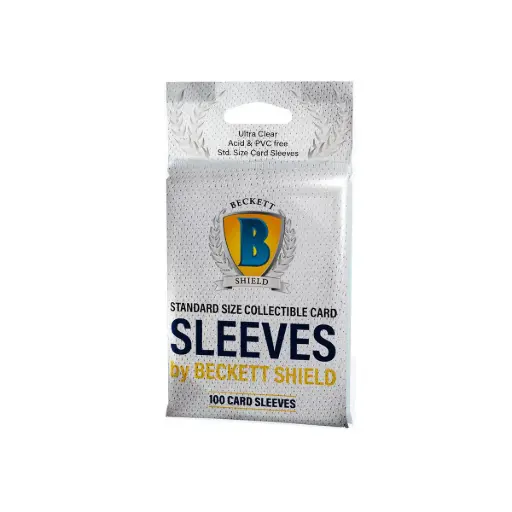 [AFG00001] CARD SLEEVES BECKETT SHIELD - STANDAR 100 CT