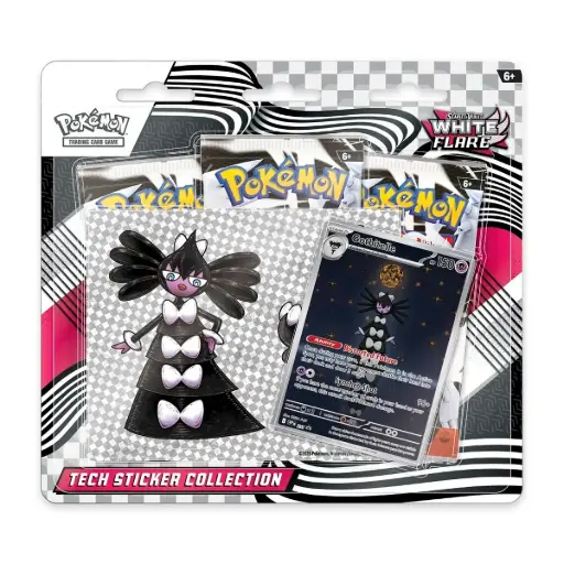 [PKM0117] POKÉMON S&V WHITE FLARE TECH STICKER COLLECTION